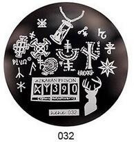 2019 Νέο !108 μοτίβα πλάκα σφράγισης νυχιών στρογγυλή από ανοξείδωτο ατσάλι Πρότυπα σφραγίδας εικόνας για στάμπα νυχιών