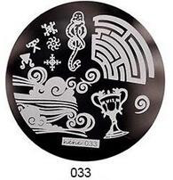 2019 Νέο !108 μοτίβα πλάκα σφράγισης νυχιών στρογγυλή από ανοξείδωτο ατσάλι Πρότυπα σφραγίδας εικόνας για στάμπα νυχιών