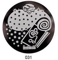 2019 Νέο !108 μοτίβα πλάκα σφράγισης νυχιών στρογγυλή από ανοξείδωτο ατσάλι Πρότυπα σφραγίδας εικόνας για στάμπα νυχιών