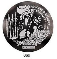 2019 Νέο !108 μοτίβα πλάκα σφράγισης νυχιών στρογγυλή από ανοξείδωτο ατσάλι Πρότυπα σφραγίδας εικόνας για στάμπα νυχιών