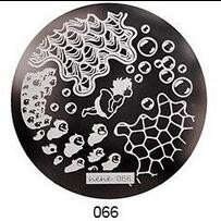 2019 Νέο !108 μοτίβα πλάκα σφράγισης νυχιών στρογγυλή από ανοξείδωτο ατσάλι Πρότυπα σφραγίδας εικόνας για στάμπα νυχιών