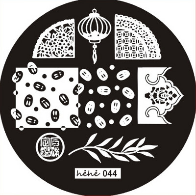 2019 Νέο !108 μοτίβα πλάκα σφράγισης νυχιών στρογγυλή από ανοξείδωτο ατσάλι Πρότυπα σφραγίδας εικόνας για στάμπα νυχιών