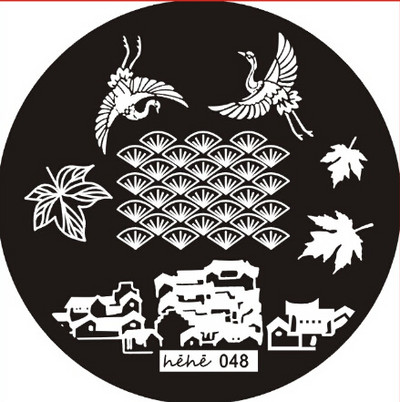 2019 Νέο !108 μοτίβα πλάκα σφράγισης νυχιών στρογγυλή από ανοξείδωτο ατσάλι Πρότυπα σφραγίδας εικόνας για στάμπα νυχιών