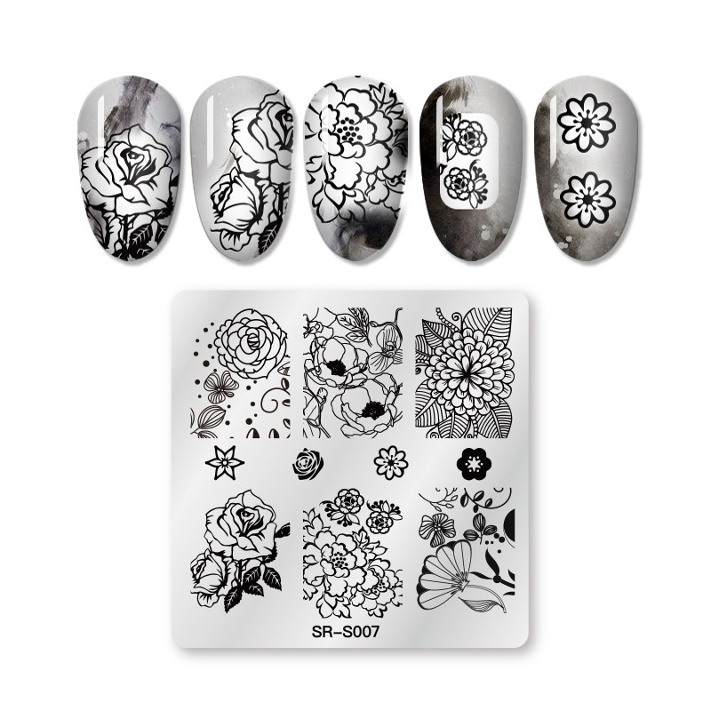 Mtssii DIARY Πλάκες σφράγισης νυχιών Γραμμές Εικόνες Στένσιλ Σχέδιο νυχιών από ανοξείδωτο χάλυβα για εκτύπωση Πλάκα εικόνας Nail Art