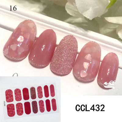 Αυτοκόλλητα με γκλίτερ/φλοράλ νυχιών σε κορεατικό στυλ 14 Συμβουλές για τα νύχια DIY Αυτοκόλλητα νυχιών Γυναικεία Εργαλείο μανικιούρ Διακοσμήσεις νυχιών