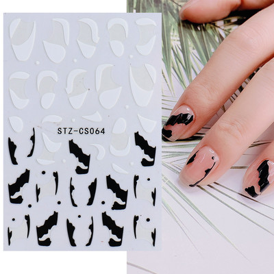 1τμχ Αυτοκόλλητα νυχιών Evil Eye Red Heart Χαριτωμένο σχέδιο Valentine Sliders για νύχια Διακόσμηση Αυτοκόλλητα 3D αυτοκόλλητο μανικιούρ SWSW-CS012