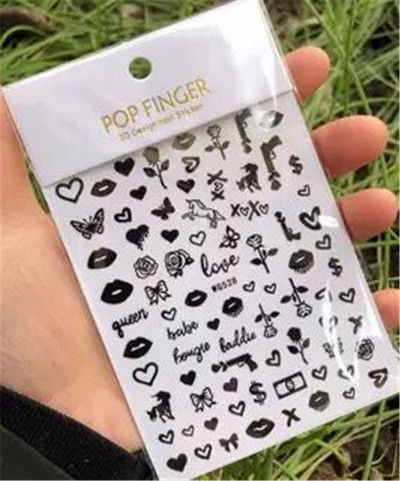 Αυτοκόλλητα νυχιών με πινακίδα 100 δολαρίων Αξεσουάρ νυχιών χαρτί σχέδιο με χρήματα Αυτοκόλλητα αυτοκόλλητα νυχιών Συμβουλές για μανικιούρ Διακόσμηση