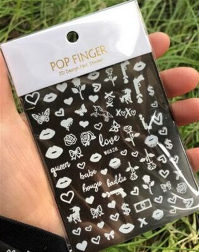 Αυτοκόλλητα νυχιών με πινακίδα 100 δολαρίων Αξεσουάρ νυχιών χαρτί σχέδιο με χρήματα Αυτοκόλλητα αυτοκόλλητα νυχιών Συμβουλές για μανικιούρ Διακόσμηση