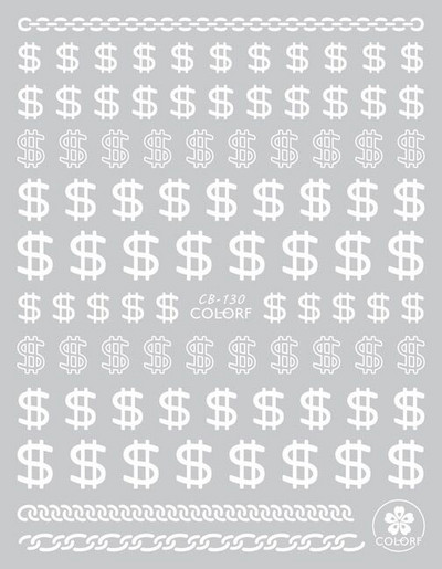 Αυτοκόλλητα νυχιών με πινακίδα 100 δολαρίων Αξεσουάρ νυχιών χαρτί σχέδιο με χρήματα Αυτοκόλλητα αυτοκόλλητα νυχιών Συμβουλές για μανικιούρ Διακόσμηση