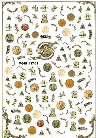 Αυτοκόλλητα νυχιών με πινακίδα 100 δολαρίων Αξεσουάρ νυχιών χαρτί σχέδιο με χρήματα Αυτοκόλλητα αυτοκόλλητα νυχιών Συμβουλές για μανικιούρ Διακόσμηση