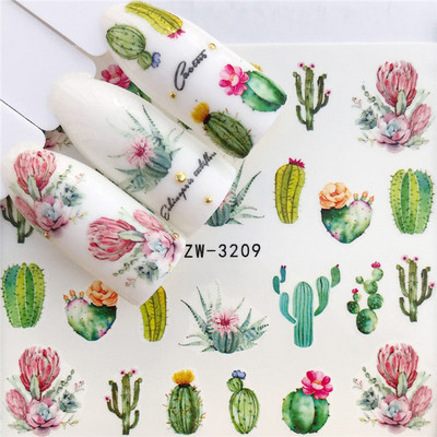 Σειρά Flower Αυτοκόλλητα για μεταφορά νερού Nail Art Full Wraps Deer/Lavender Nail Tips DIY