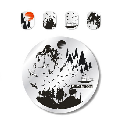 Σειρά πεταλούδας Πλάκα σφράγισης Πλάκες για σφράγιση φιδιών/λουλουδιών/γατών Πρότυπο πινακίδας τέχνης νυχιών από ανοξείδωτο ατσάλι Πλάκα εικόνας σχεδίου νυχιών