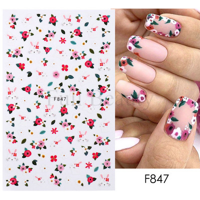 Αυτοκόλλητα 3D Nail Art Αυτοκόλλητα Χαλκομανίες Black Snake Dragon Sliders Tattoo για Σχέδιο Νυχιών Αυτοκόλλητα Φύλλα μεταφοράς Περιτυλίγματα DIY μανικιούρ TRF792