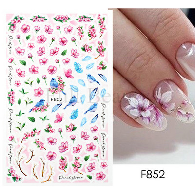 Αυτοκόλλητα 3D Nail Art Αυτοκόλλητα Χαλκομανίες Black Snake Dragon Sliders Tattoo για Σχέδιο Νυχιών Αυτοκόλλητα Φύλλα μεταφοράς Περιτυλίγματα DIY μανικιούρ TRF792