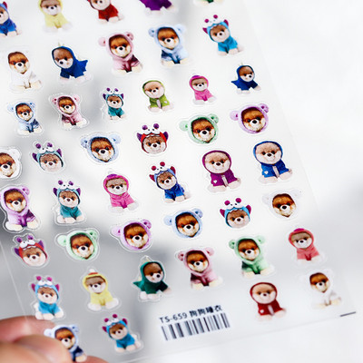 3D Dark Girl Butterfly Moth Αυτοκόλλητα Nail Art 5D μαλακά ανάγλυφα ανάγλυφα Χαλκομανίες νυχιών Διακοσμήσεις Χονδρική Αποστολή σταγόνων