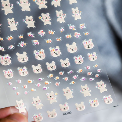 3D Dark Girl Butterfly Moth Αυτοκόλλητα Nail Art 5D μαλακά ανάγλυφα ανάγλυφα Χαλκομανίες νυχιών Διακοσμήσεις Χονδρική Αποστολή σταγόνων