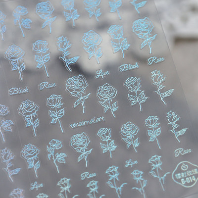 3D Dark Girl Butterfly Moth Αυτοκόλλητα Nail Art 5D μαλακά ανάγλυφα ανάγλυφα Χαλκομανίες νυχιών Διακοσμήσεις Χονδρική Αποστολή σταγόνων