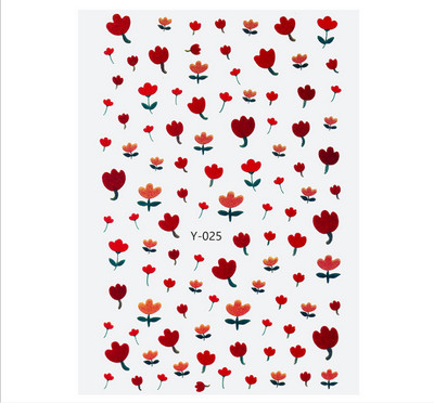 1 τεμ. Τρισδιάστατα χειμωνιάτικα αυτοκόλλητα νυχιών Εργαλείο περιτύλιξης απλικέ νυχιών για σκύλους και γάτες