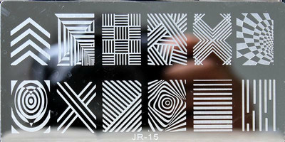 1 τμχ Ορθογώνιο αυτοκόλλητο στένσιλ νυχιών Δαντέλα & λουλούδια & νιφάδες χιονιού & τραντάφυλλο & λωρίδα στένσιλ για σφράγιση στένσιλ 6x12 εκ. Στένσιλ για DIY Συμβουλές νυχιών