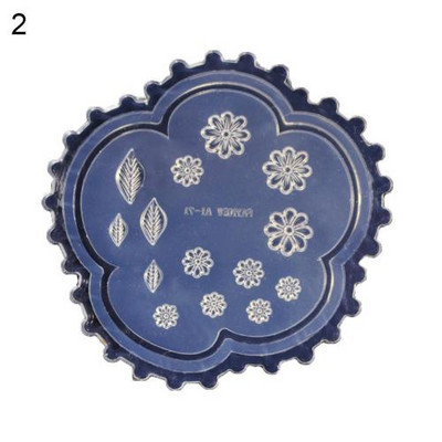 Hot Nail Art Mould Silicone Leaves Flower DIY Εργαλεία διακόσμησης κοσμημάτων χειροτεχνίας Πρότυπα σαλονιού μανικιούρ Αξεσουάρ