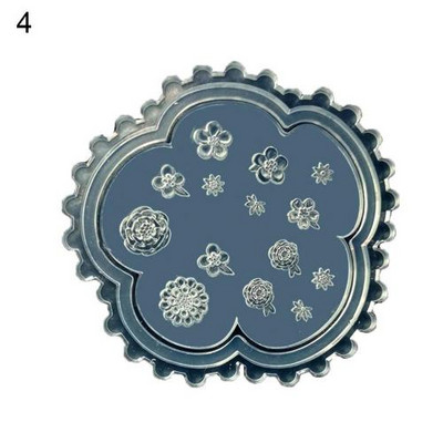 Hot Nail Art Mould Silicone Leaves Flower DIY Εργαλεία διακόσμησης κοσμημάτων χειροτεχνίας Πρότυπα σαλονιού μανικιούρ Αξεσουάρ