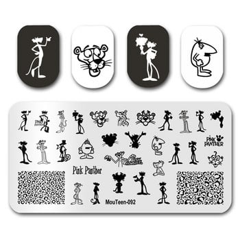 Плоча за щамповане на нокти MouTeen093 Cartoon Totoro Hayao Miyazaki Nail Plates Stamp King Комплект за маникюр за Nail Art Stamping