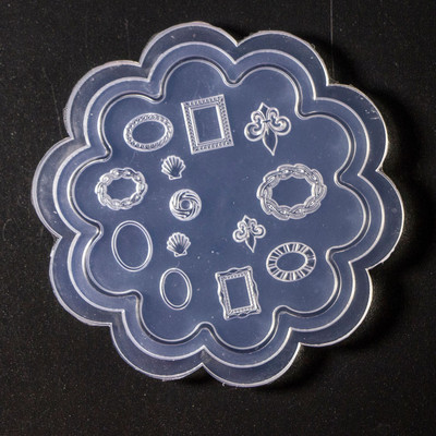 DIY Καλούπι νυχιών Ιαπωνική σιλικόνη Σκαλιστό αυτοκόλλητο νυχιών Κοσμήματα νυχιών Καλούπι Διακόσμηση νυχιών Πρότυπο τζελ σιλικόνης