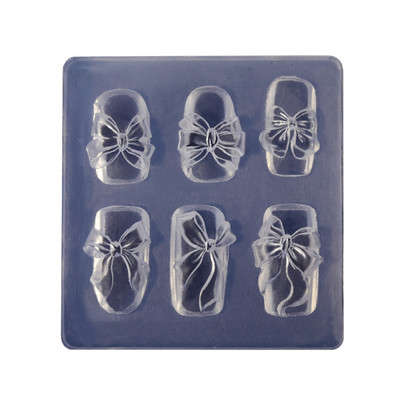 DIY Καλούπι νυχιών Ιαπωνική σιλικόνη Σκαλιστό αυτοκόλλητο νυχιών Κοσμήματα νυχιών Καλούπι Διακόσμηση νυχιών Πρότυπο τζελ σιλικόνης