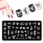 DISNEY Cartoon Elephant Nail Stamping Plate Cute Elephant stamping Plate Cartoon Character Nail Art Templates #058