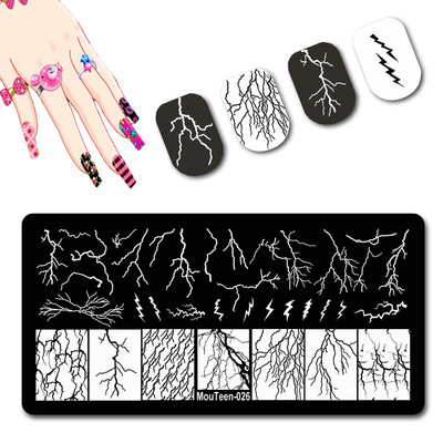 DISNEY Cartoon Elephant Nail Stamping Plate Cute Elephant stamping Plate Cartoon Character Nail Art Templates #058