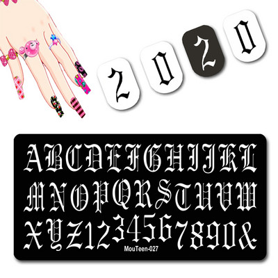 DISNEY Cartoon Elephant Nail Stamping Plate Cute Elephant stamping Plate Cartoon Character Nail Art Templates #058