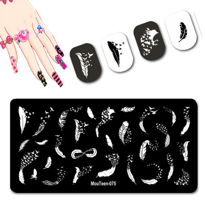 DISNEY Cartoon Elephant Nail Stamping Plate Cute Elephant stamping Plate Cartoon Character Nail Art Templates #058