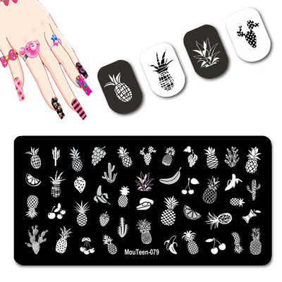 DISNEY Cartoon Elephant Nail Stamping Plate Cute Elephant stamping Plate Cartoon Character Nail Art Templates #058