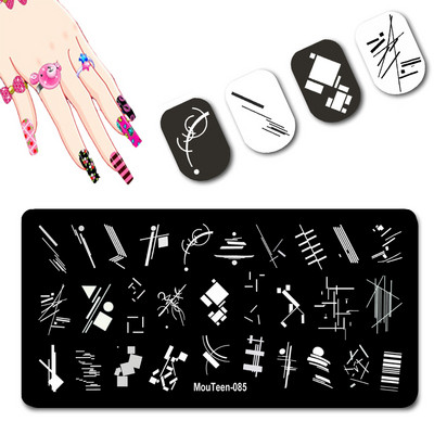 DISNEY Cartoon Elephant Nail Stamping Plate Cute Elephant stamping Plate Cartoon Character Nail Art Templates #058