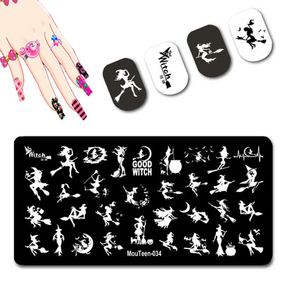 DISNEY Cartoon Elephant Nail Stamping Plate Cute Elephant stamping Plate Cartoon Character Nail Art Templates #058
