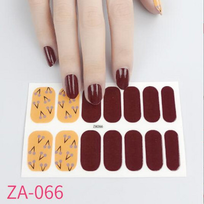 Αυτοκόλλητο 1 φύλλου Nail Art Αδιάβροχο Σχέδια καλοκαιρινά λουλούδια Πλήρες κάλυμμα ψεύτικα περιτυλίγματα νυχιών Κοσμήματα Αξεσουάρ Αυτοκόλλητα αυτοκόλλητα για νύχια