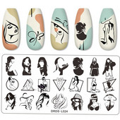1 τεμάχιο Nail Art εικόνας σφραγίδα πλάκες σφράγισης σέξι κυρία με μοτίβο μανικιούρ πλάκες σεξουαλικής έκκλησης για γυναίκες με στένσιλ εκτύπωσης κοριτσιών #