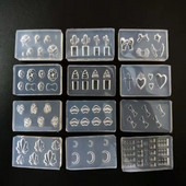 3D faragás szilikon forma köröm bélyegző kamélia/héj/csokornyakkendő mintás barkács UV gél akril kristály körmök sablon Hírek