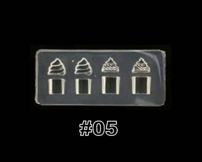 3D faragás szilikon forma köröm bélyegző kamélia/héj/csokornyakkendő mintás barkács UV gél akril kristály körmök sablon Hírek