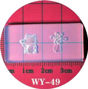 Τρισδιάστατο σκάλισμα με καλούπι νυχιών σιλικόνης για σφράγιση πρότυπο μονόκερου Χριστουγεννιάτικο σχέδιο DIY UV Gel Acrylic Crystal WY Νέες παραλαβές