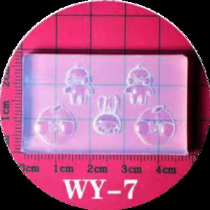 Τρισδιάστατο σκάλισμα με καλούπι νυχιών σιλικόνης για σφράγιση πρότυπο μονόκερου Χριστουγεννιάτικο σχέδιο DIY UV Gel Acrylic Crystal WY Νέες παραλαβές