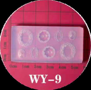 Τρισδιάστατο σκάλισμα με καλούπι νυχιών σιλικόνης για σφράγιση πρότυπο μονόκερου Χριστουγεννιάτικο σχέδιο DIY UV Gel Acrylic Crystal WY Νέες παραλαβές