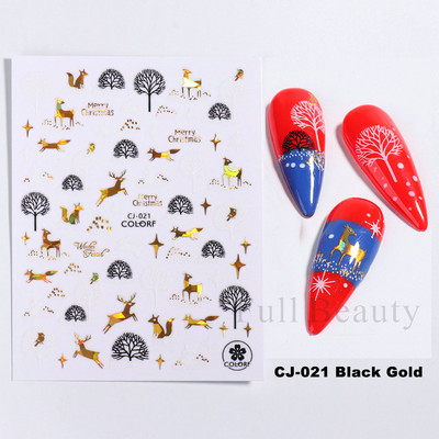 Χρυσά Φθινοπωρινά Φθινοπωρινά Φύλλα Νυχιών Σλάιντ Φύλλα σφενδάμου Γεωμετρική κορνίζα τρισδιάστατα αυτοκόλλητα αυτοκόλλητα λαμπερά αυτοκόλλητα νυχιών Διακοσμητικά φύλλα LACJ076