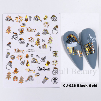 Χρυσά Φθινοπωρινά Φθινοπωρινά Φύλλα Νυχιών Σλάιντ Φύλλα σφενδάμου Γεωμετρική κορνίζα τρισδιάστατα αυτοκόλλητα αυτοκόλλητα λαμπερά αυτοκόλλητα νυχιών Διακοσμητικά φύλλα LACJ076