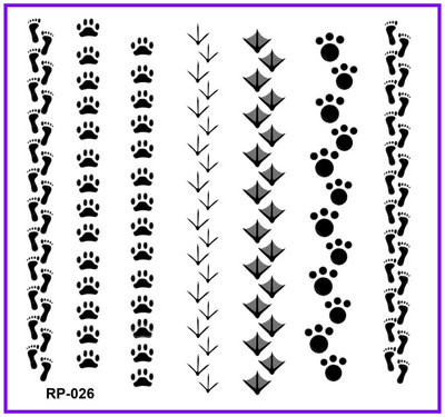 5 τμχ NAIL ART BEAUTY WATER DECAL SLIDER ΑΥΤΟΚΟΛΛΗΤΟ ΝΥΧΙΩΝ ANIMAL PET CLAW PAW ΠΟΔΙ ΕΚΤΥΠΩΜΑ ΓΛΥΚΙΑ ΚΑΡΔΙΑ ΜΑΥΡΗ ΓΑΤΑ RP025-030