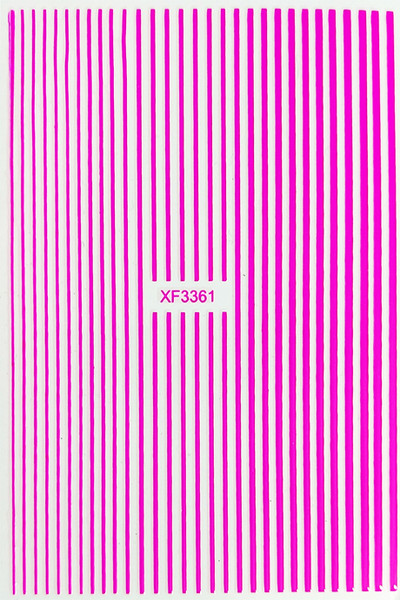 DIY αυτοκόλλητα νυχιών 3D αυτοκόλλητα αυτοκόλλητα νυχιών Pot Weed Leaf Nails Decal on Nails Μανικιούρ Διακόσμηση Σχέδιο πολύχρωμων γραμμών