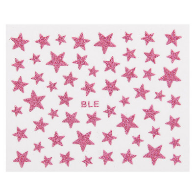 1 τμχ αυτοκόλλητα νυχιών slider 3D αστέρια αυτοκόλλητα flash διακόσμηση νυχιών DIY μεταφορά αυτοκόλλητων νυχιών χρυσά και ασημί αξεσουάρ νυχιών