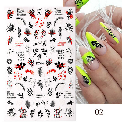 1 τεμ. Maple Leaves Αυτοκόλλητα Νυχιών Γραμμές Αυτοκόλλητο Κίτρινο Χρυσό Φθινοπωρινές Χαλκομανίες Sliders Διακόσμηση Νυχιών Φθινοπωρινό αυτοκόλλητο DIY μανικιούρ