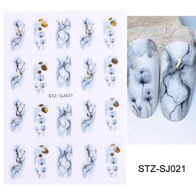 Χαριτωμένα αυτοκόλλητα για νύχια δεινοσαύρων Macaroon πολύχρωμα ζώα Kawaii Anime Nails design Sliders για μανικιούρ TRSTZ-SJ034