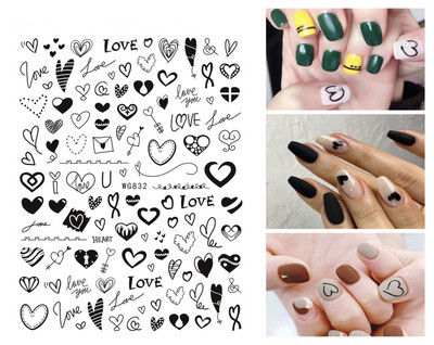 Αυτοκόλλητα νυχιών Καλοκαιρινή μαργαρίτα Φρούτα Λευκά λουλούδια Πέταλα Λουλούδια Πίσω Κόλλα Αυτοκόλλητα νυχιών Διακόσμηση για Συμβουλές νυχιών Ομορφιά